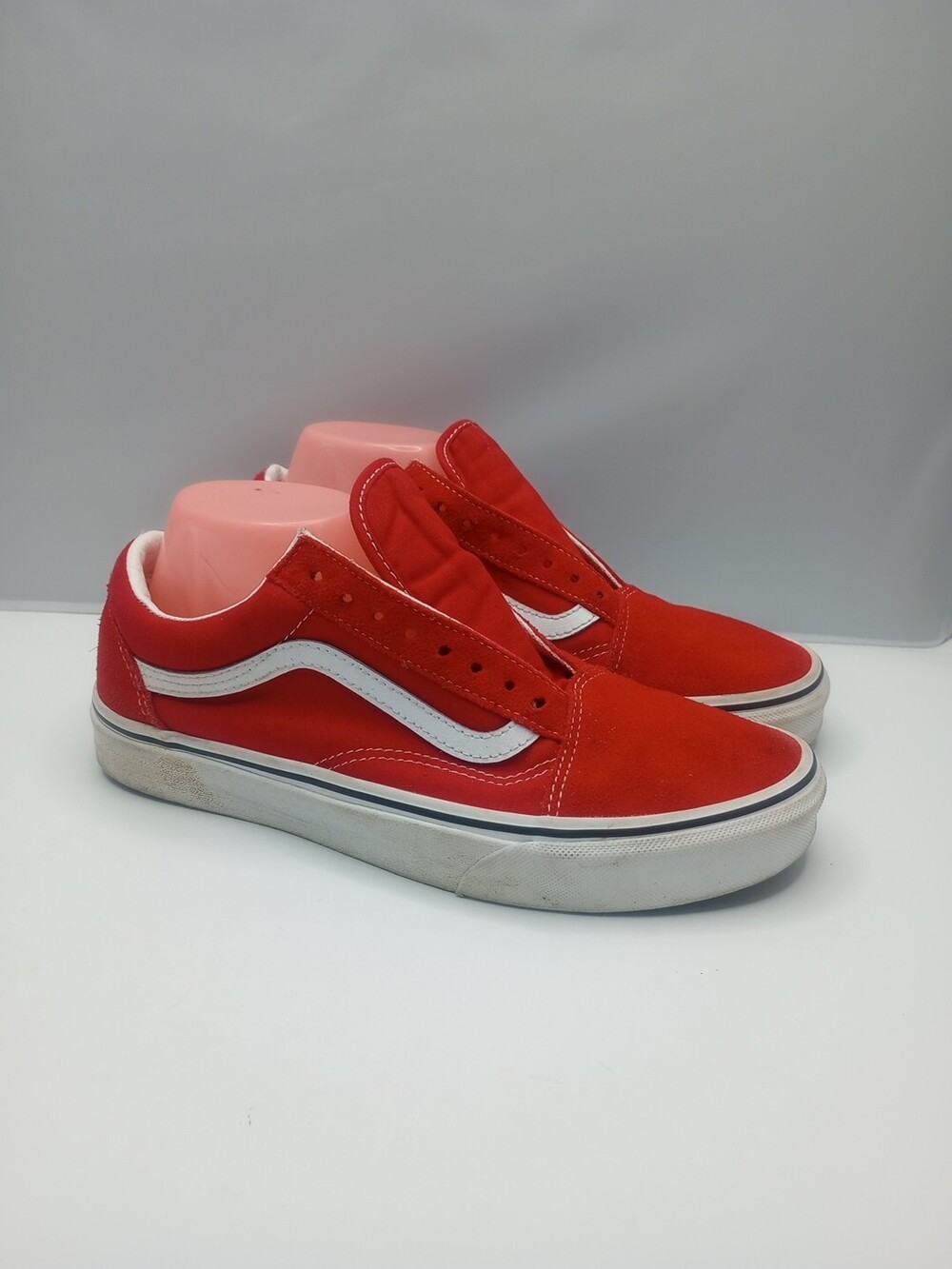 VANS 500714 size Mens US 7.5 women’s 9 Suede Red Sneakers